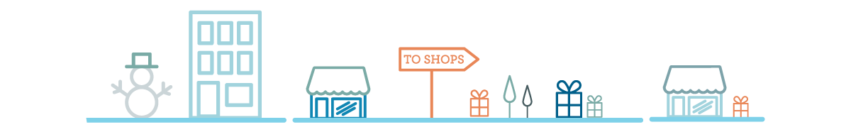 holiday shopping trail